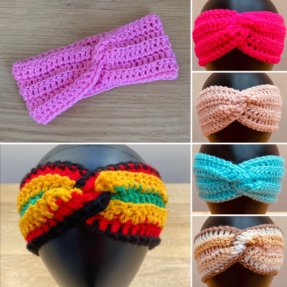 Crochet Summer Headband Pattern Free