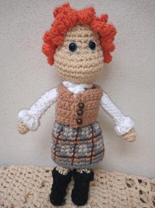 Outlander amigurumis (Jamie and Claire Fraser)