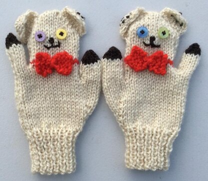 Child Animal Puppet Mittens