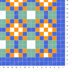 Home Decor Seville Tiles Square Bed Pillow Mini C2C CROCHET PATTERN