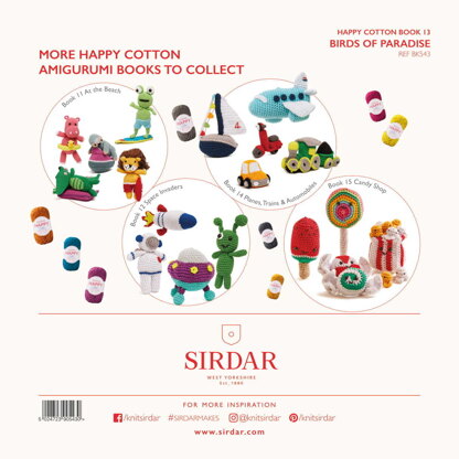 Sirdar Happy Cotton Crochet Pattern Books - Amigurumi