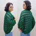 Forest Leaves Cocoon Shrug