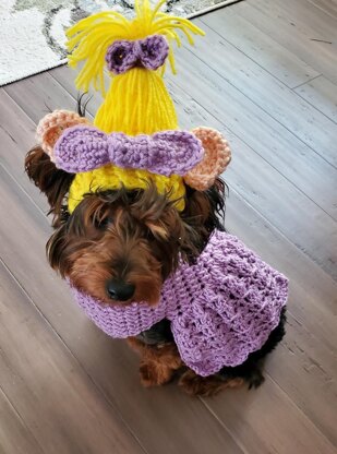 Troll Dog Dress and Hat