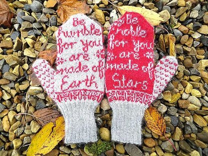 Earth and Stars Mittens