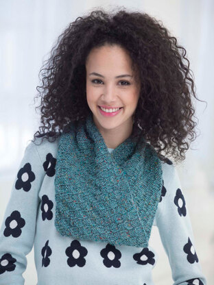 Tweed Cowl in Lion Brand Heartland - L40005