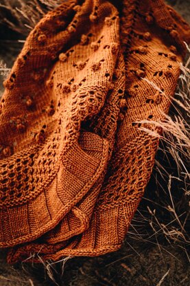 Solstice Rose Shawl