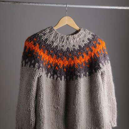 Fair Isle Yoke Sweater