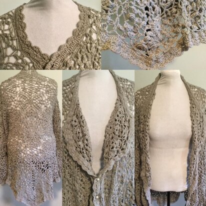 The Caped Lace Cardigan
