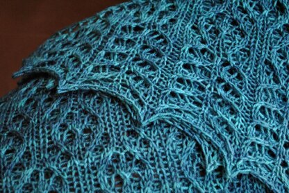 Heart of wales shawl