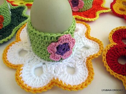 Easter Flower Egg Holder