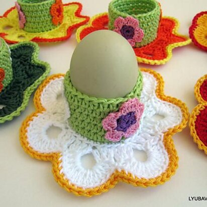 Easter Flower Egg Holder