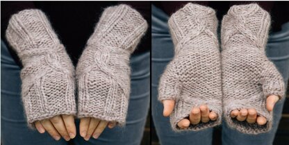 Steeplejack Mitts in Manos del Uruguay Maxima & Cabrito - F113 - Downloadable PDF