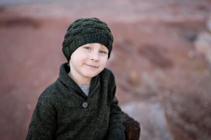 Classic Men's Basket Weave Beanie