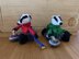 Mini Curling Badger Wearing Jumper/Hoodie Creme Egg/Ferrero Rocher/Lindor Chocolate Cover/Hanging Decoration Knitting Pattern