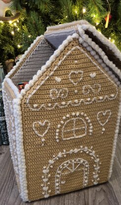 CROCHET PATTERN ONLY Gingerbread House Christmas Amigurumi