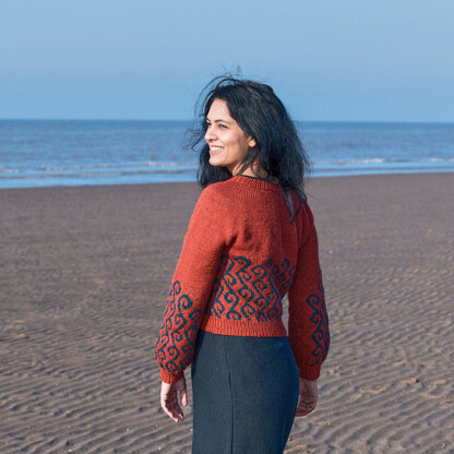 Ocean Surface Sweater in The Fibre Co. Cumbria - Downloadable PDF