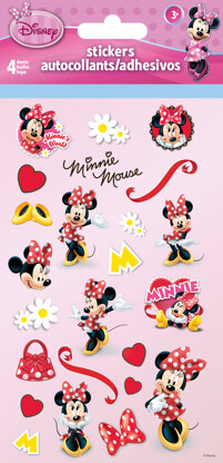 Trends International SandyLion Disney Stickers 4/Sheets - Minnie Mouse
