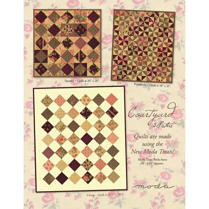 Moda Fabrics Courtyard Treats Quilt - Downloadable PDF