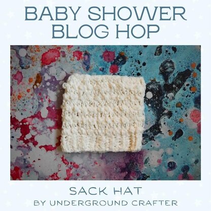 Baby Shower Sack Hat