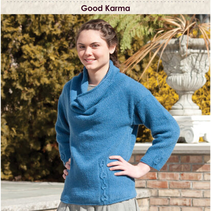 Good Karma Pullover in Classic Elite Yarns Kumara - Downloadable PDF