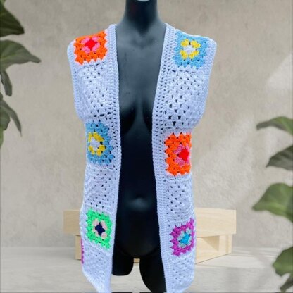 Summery Crochet Waistcoat