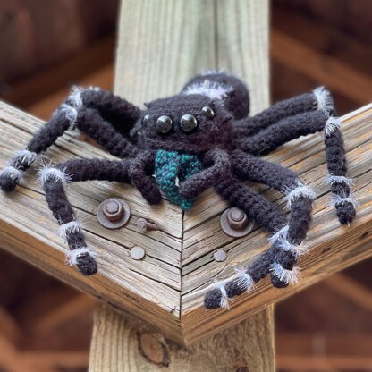 Scoot the Jumping Spider Amigurumi