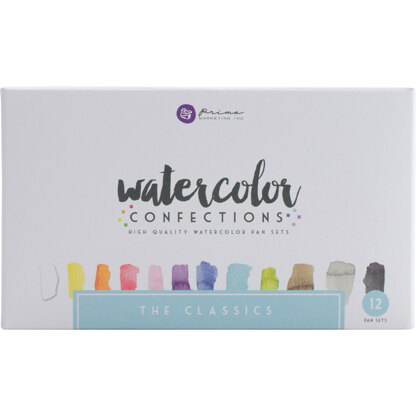 Prima Marketing Prima Watercolor Confections Watercolor Pans 12/Pkg - The Classics
