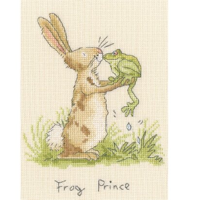 Bothy Threads Frog Prince Cross Stitch Kit - 14 x 19cm