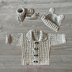 Theo Cardigan Hat and Booties Set Newborn - 10 Years