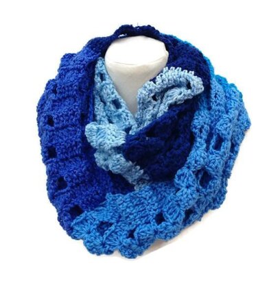 Shades of Blue Super Scarf