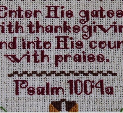 Luhu Stitches Give Thanks Sampler - Downloadable PDF