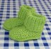 Baby Moss Stitch Booties