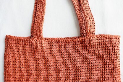 Tunisian Raffia Tote