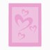 Hearts Knitting Pattern Blanket, Knit & Purl only
