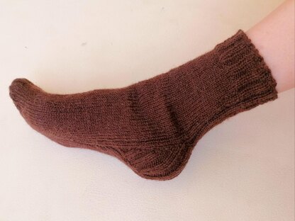 Socks. Ribbed heel