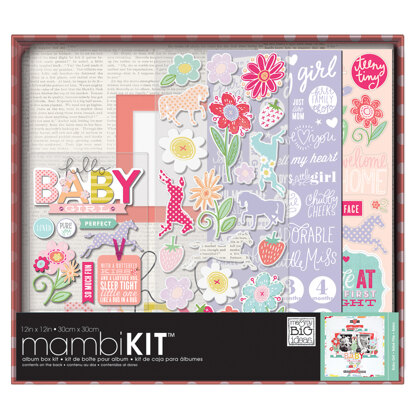 Boxed Album Kit 12"X12" - Sweet Baby Girl