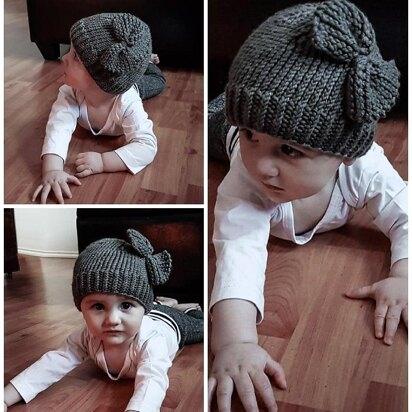Carrie's Bow Baby Toque