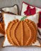 Bobble Stitch Pumpkin Pillow