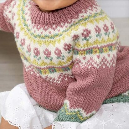 Emmie - Jumper Knitting Pattern For Women in Debbie Bliss Cotton DK by  Debbie Bliss