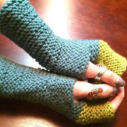 Block Top Mitts