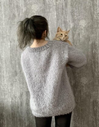 Slouchy Mohair Sweater