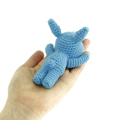 Lazy Bunny Crochet Amigurumi Pattern