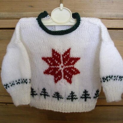 Baby Christmas Star Jumper