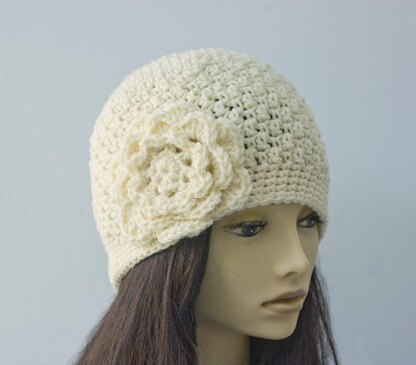 Winter Flower Hat