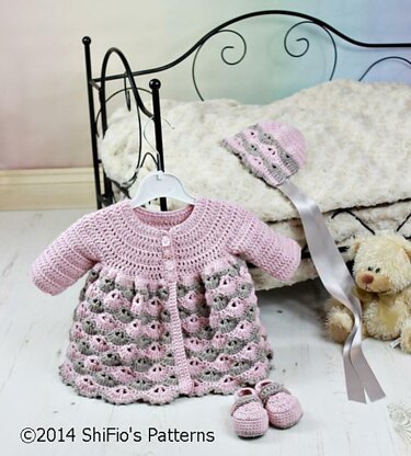 Crochet baby sale matinee jacket