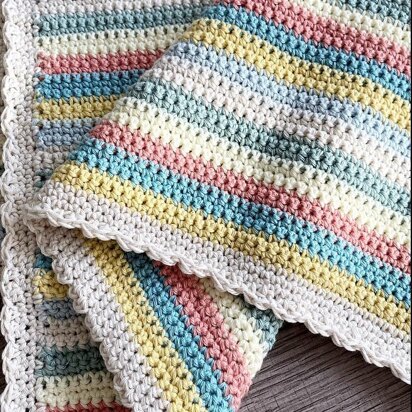 Ombre Yarn Crochet Baby Blanket Pattern, Security Blanket Crochet Pattern,  Pdf Pattern Quick Baby Shower Gift -  Israel