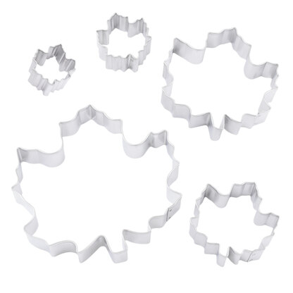 R&M Maple Leaves Cookie Cutters Set of 5