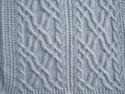 North Bay Cabled Shawl