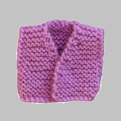 Pale Rose Cardigan for Doll