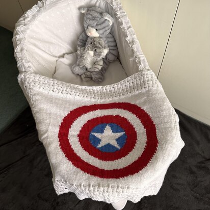 Captain America Baby Blanket